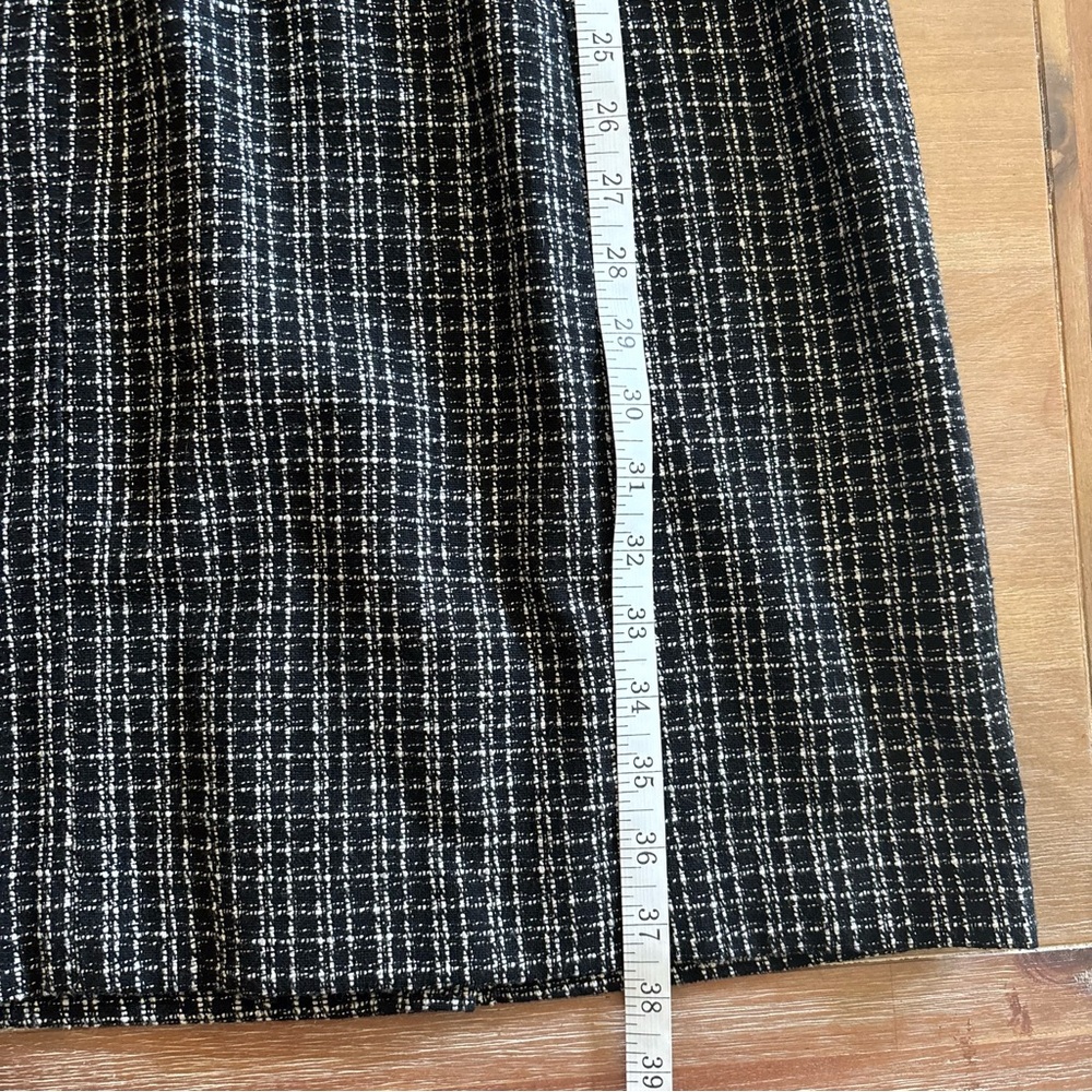 Banana Republic Docking Tweed Skirt Dress with Black Chiffon Secretary Blouse, - Picture 6 of 11